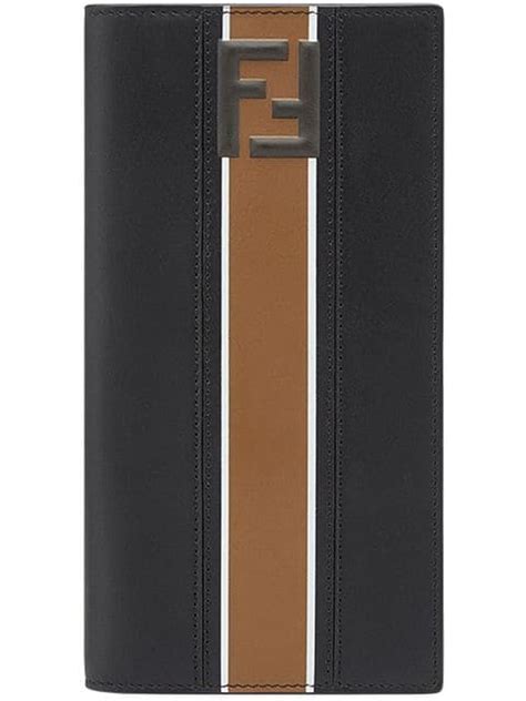 fendi wallet metal|fendi men's long wallet.